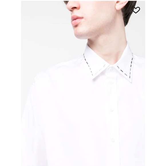 NWT Dsquared2 White Button Down Shirt - Picture 2 of 9